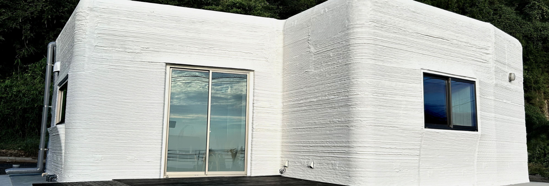 ViliaSprint² in Bezannes mit vor Ort 3D-gedruckten Betonwänden und sozialem Wohnbau