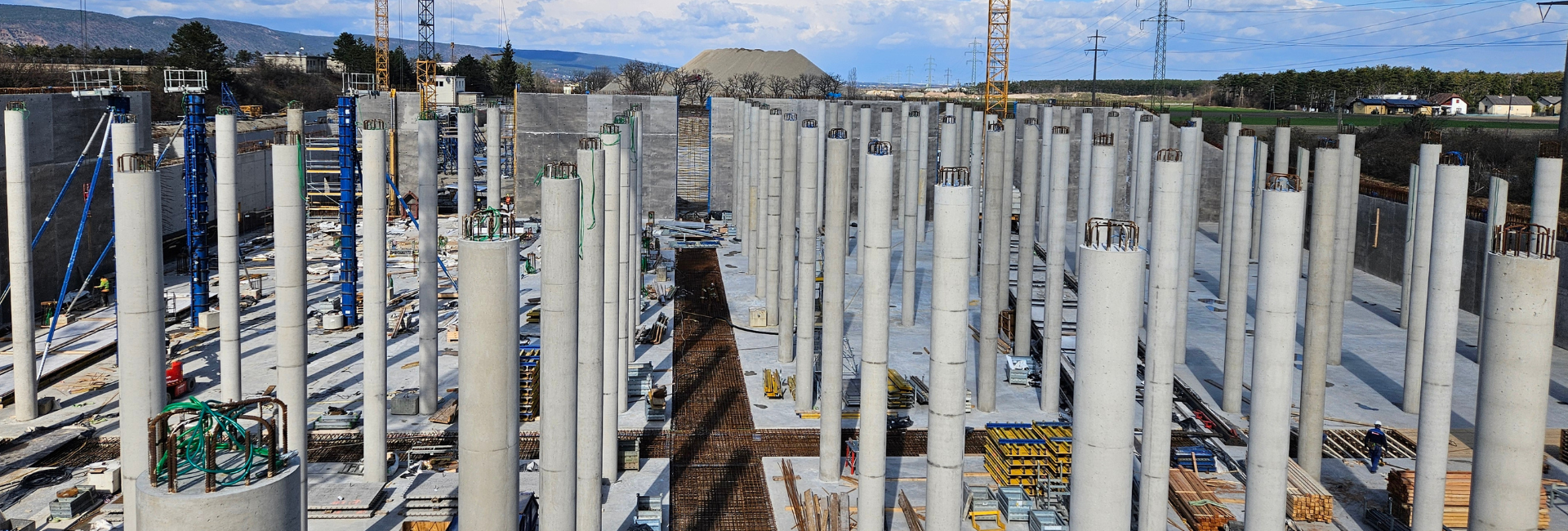 Größter geschlossener Trinkwasserspeicher aus Beton in Neusiedl am Steinfeld zur langfristigen Wasserversorgung