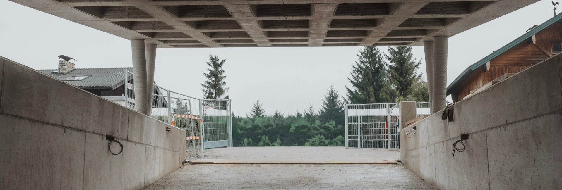 Wohnbau Salzstadlstraße in Hallein mit 3D-gedruckter Betondecke und CO₂-reduziertem Zement